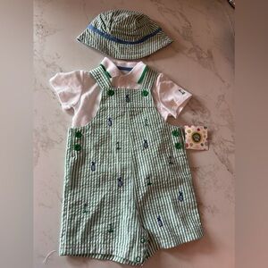 NWT! Little Me Embroidered Golf Outift